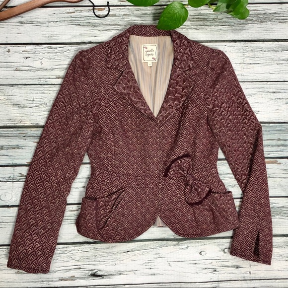 Nanette Lepore Jackets & Blazers - Nanette Lepore Wool Blazer Sz 4 Bow detail